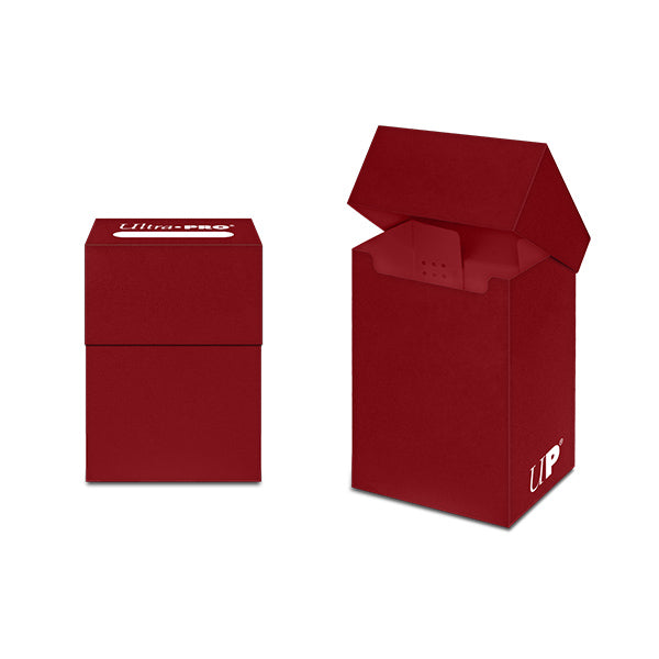 Deckbox: PRO 80+ Solid- Red