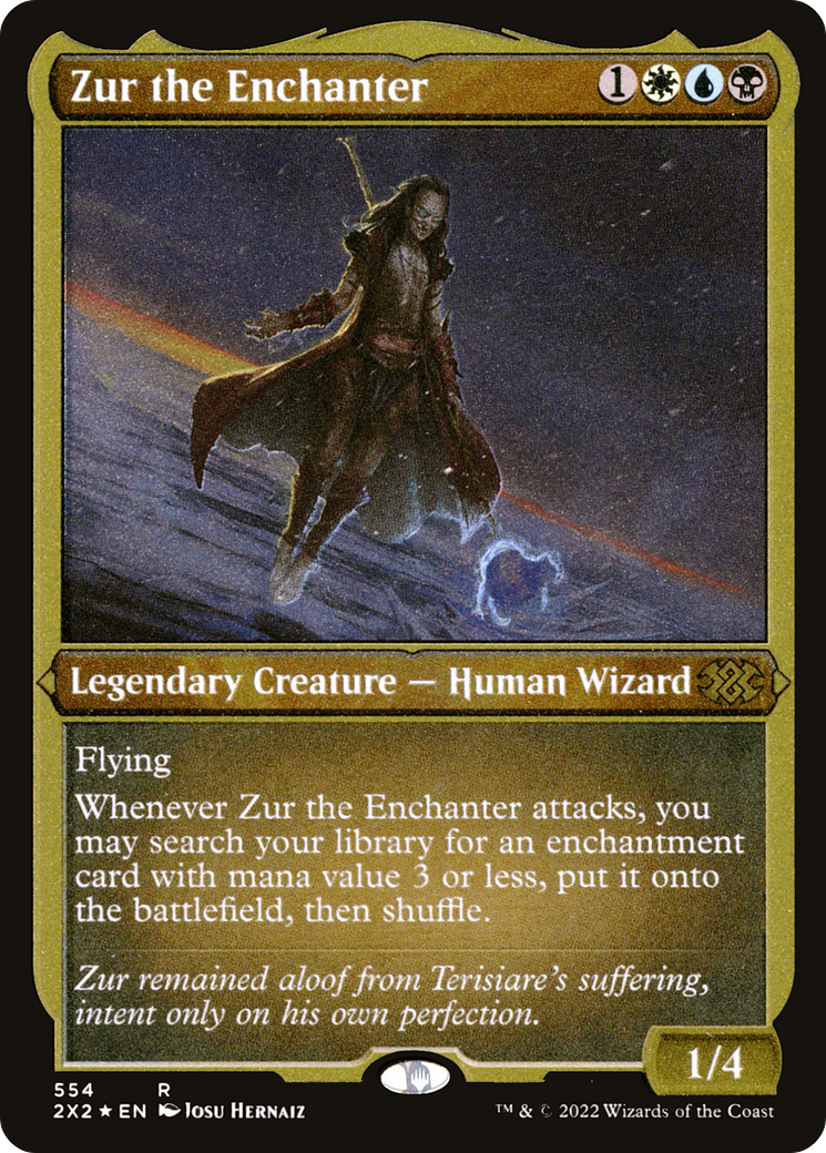 Zur the Enchanter (2X2-554) - Double Masters 2022 Foil