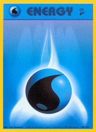 Water Energy 130/130  Base Set 2 - Common