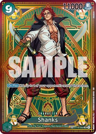 Shanks (SP) (ST16-004) - A Fist of Divine Speed Foil