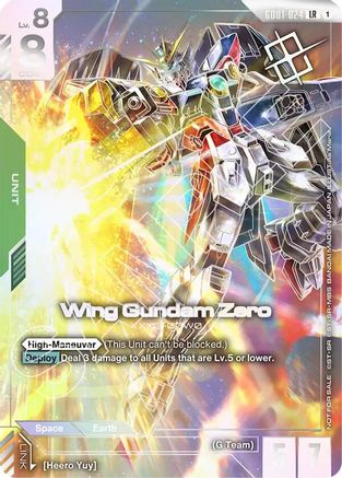 Wing Gundam Zero (Championship Winner Card 01) (GD01-024) - Gundam