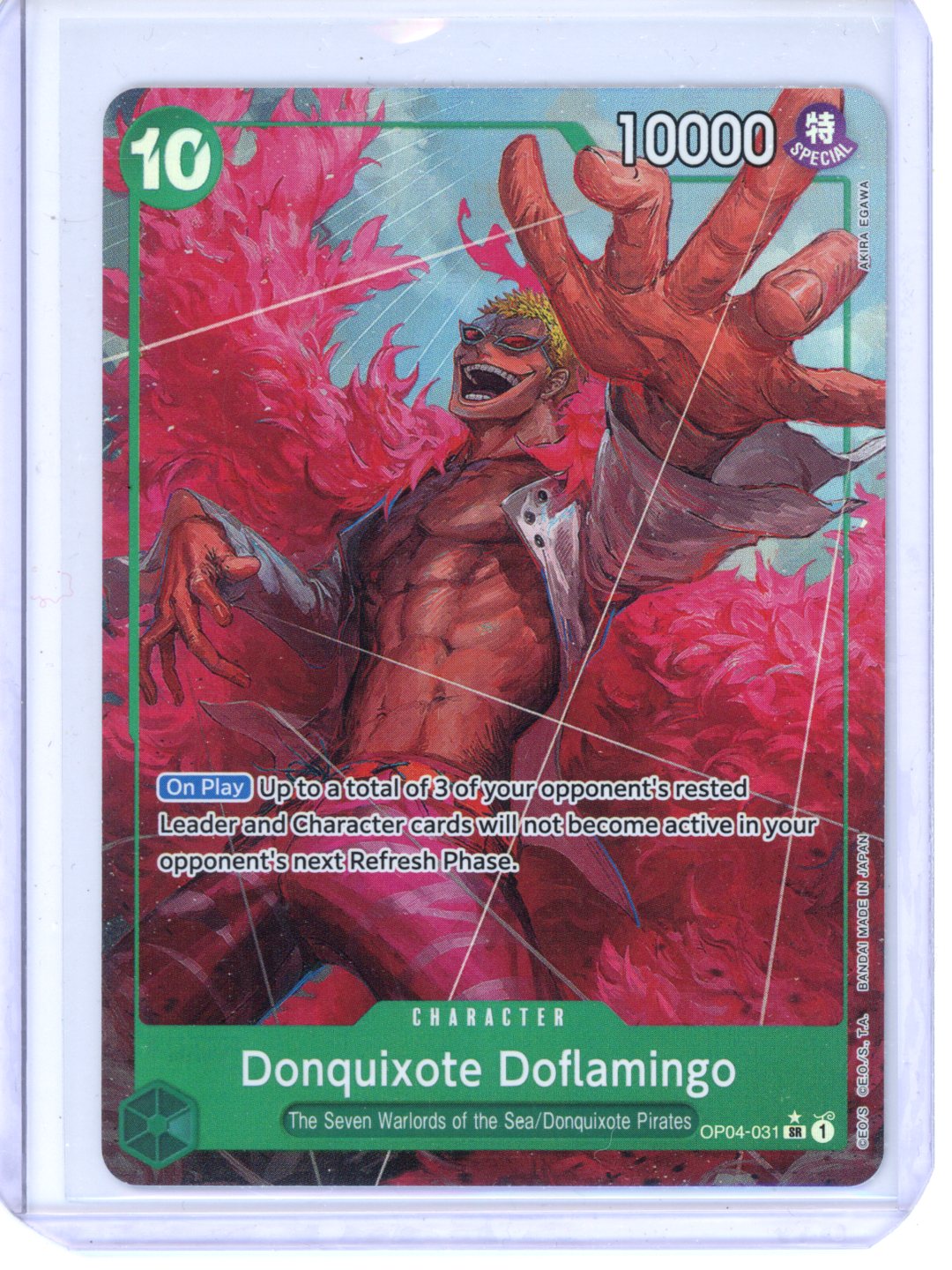 One Piece Donquixote Doflamingo (Alternate Art) OP04-031