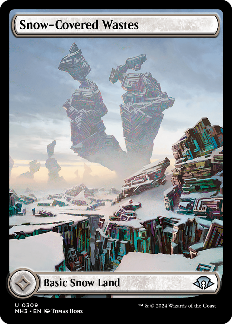 Snow-Covered Wastes (0309) (MH3-309) - Modern Horizons 3 Foil