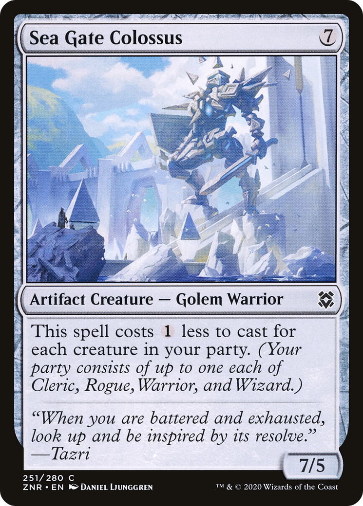 Sea Gate Colossus (ZNR-251) - Zendikar Rising Foil