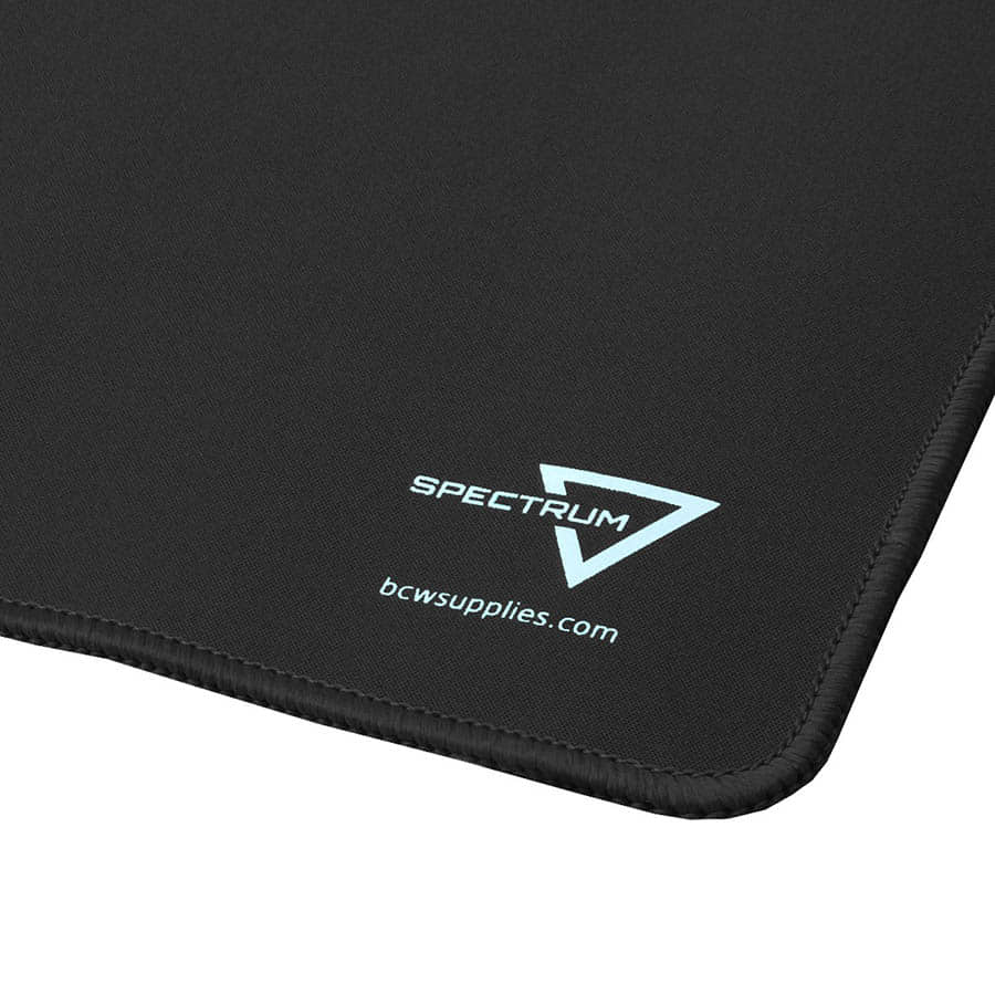 BCW SUPPLIES: SPECTRUM PLAYMAT: STITCHED BLACK (1-PLAYMAT-BLK)