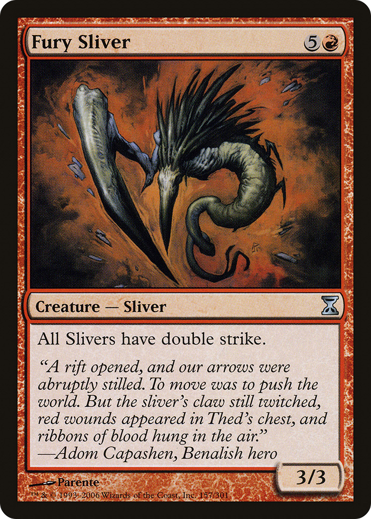 Image of Fury Sliver (TSP-157) - Time Spiral
