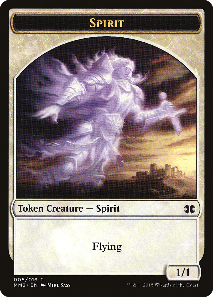 Image of Spirit Token (MM2-005) - Modern Masters 2015 Tokens