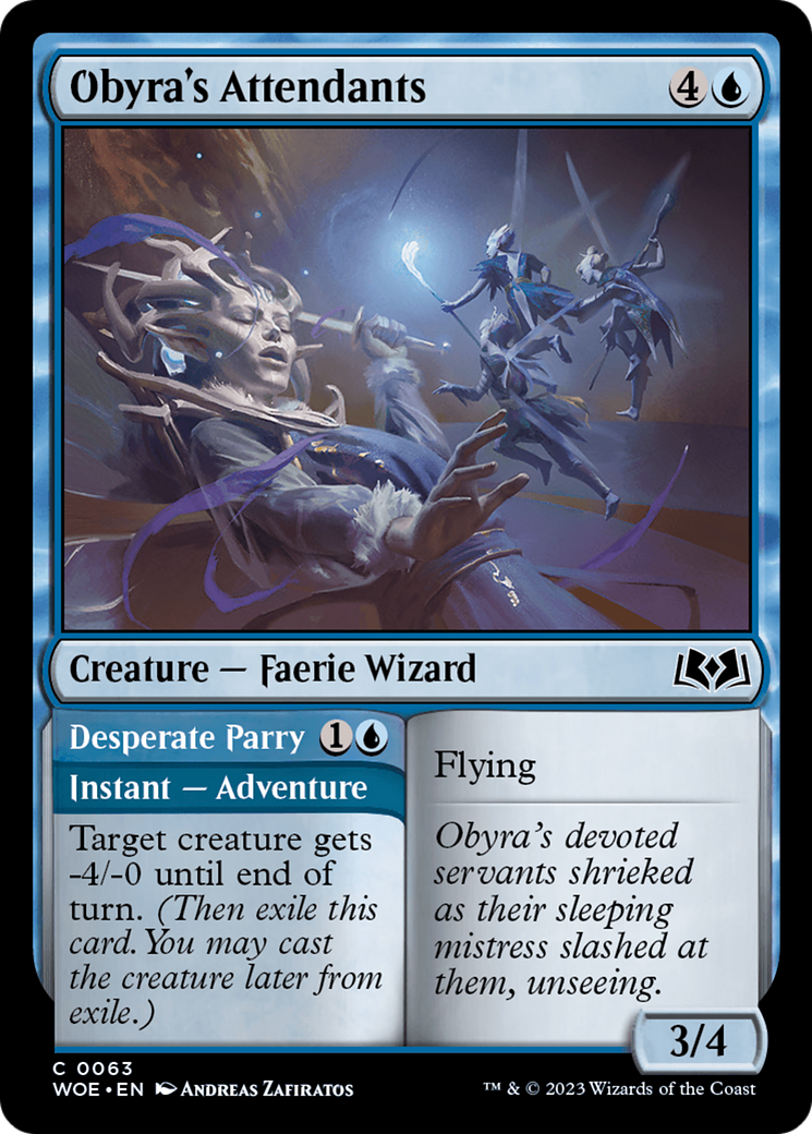 Image of Obyra's Attendants (WOE-063) - Wilds of Eldraine