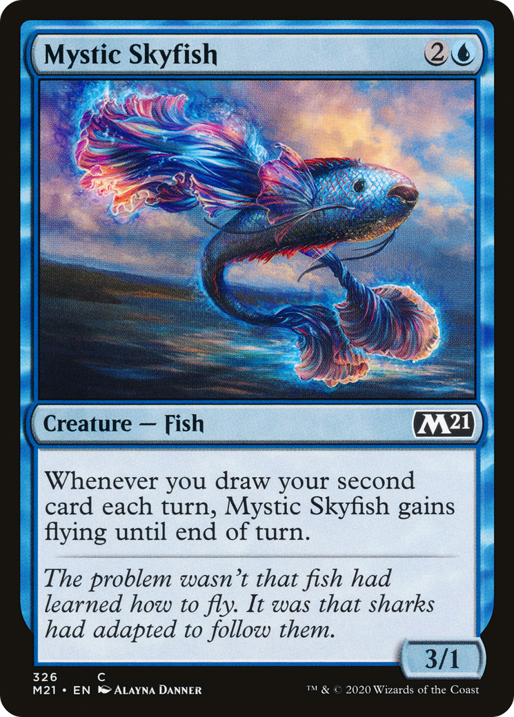 Image of Mystic Skyfish (M21-326) - Core Set 2021