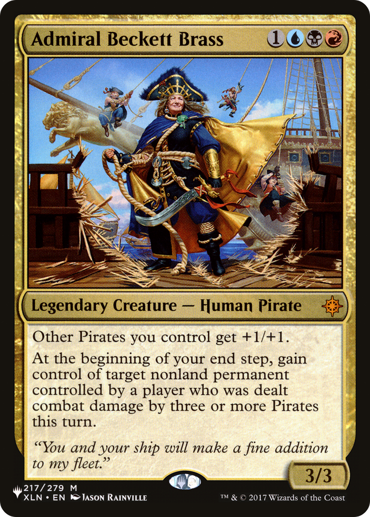 Image of Admiral Beckett Brass (LIST-XLN-217) - The List