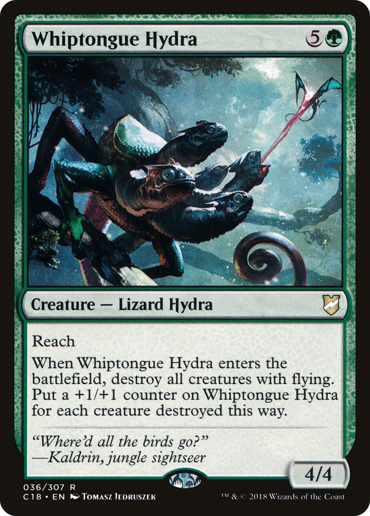 Image of Whiptongue Hydra (C18-036) - Commander 2018