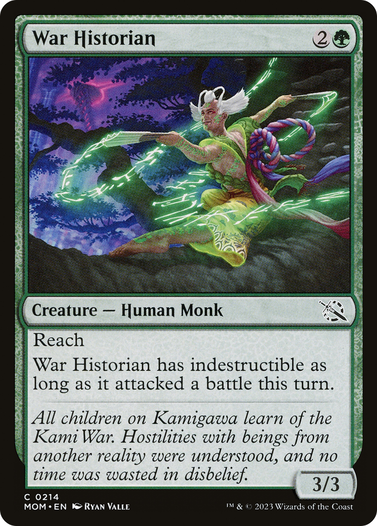 Image of War Historian (MOM-214) - March of the Machine Foil