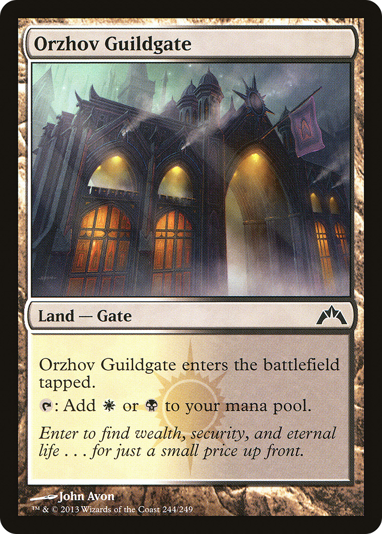 Image of Orzhov Guildgate (GTC-244) - Gatecrash