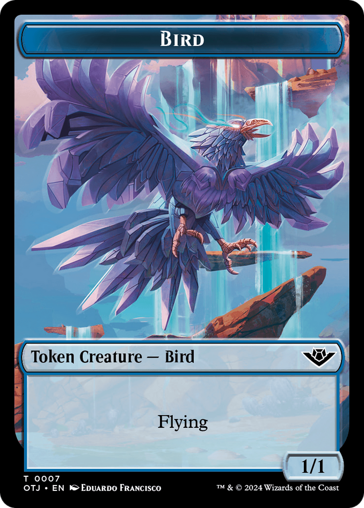 Image of Bird (TOTJ-007) - Outlaws of Thunder Junction Tokens