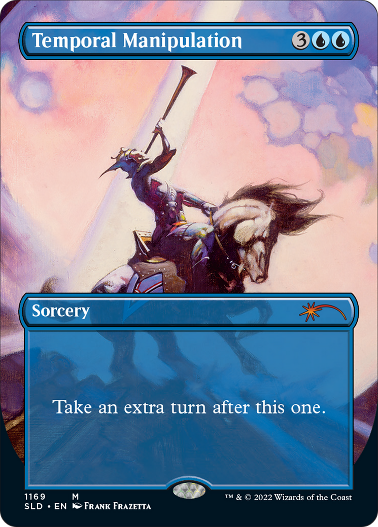 Image of Temporal Manipulation (SLD-1169) - Secret Lair Drop (Borderless) Foil