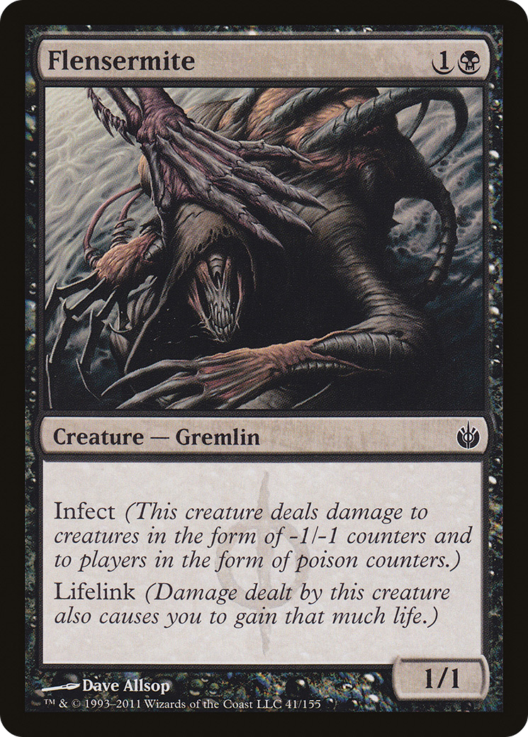 Image of Flensermite (MBS-041) - Mirrodin Besieged Foil