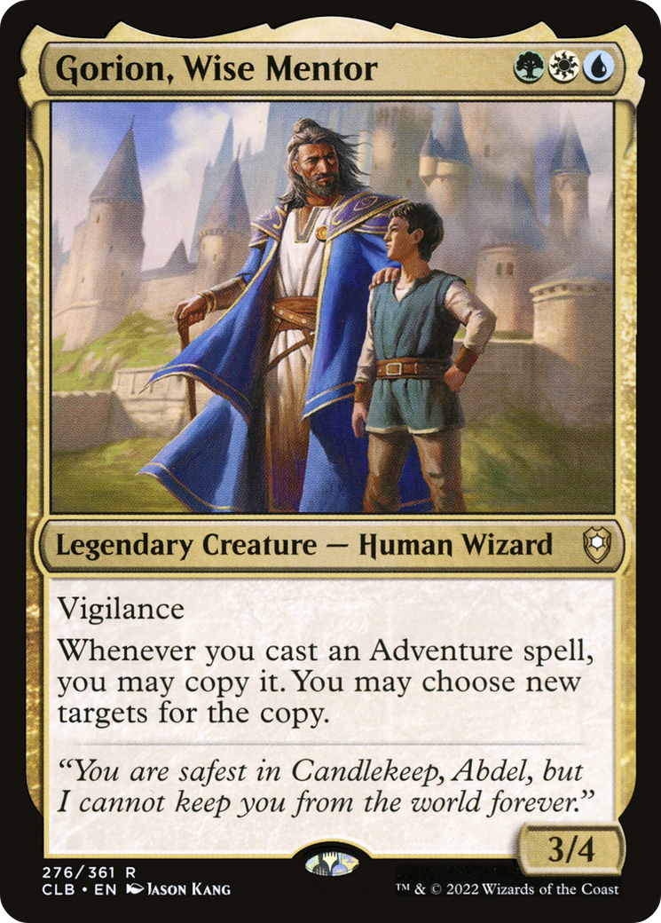 Image of Gorion, Wise Mentor (CLB-276) - Commander Legends: Battle for Baldur's Gate Foil