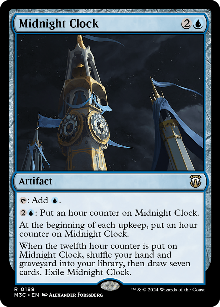 Image of Midnight Clock (M3C-189) - Modern Horizons 3 Commander