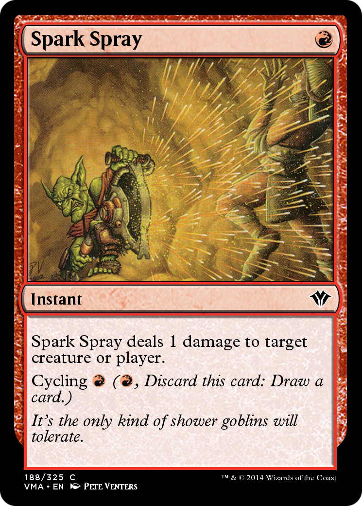 Image of Spark Spray (VMA-188) - Vintage Masters Foil
