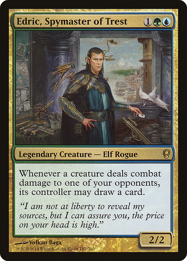 Image of Edric, Spymaster of Trest (CNS-187) - Conspiracy Foil