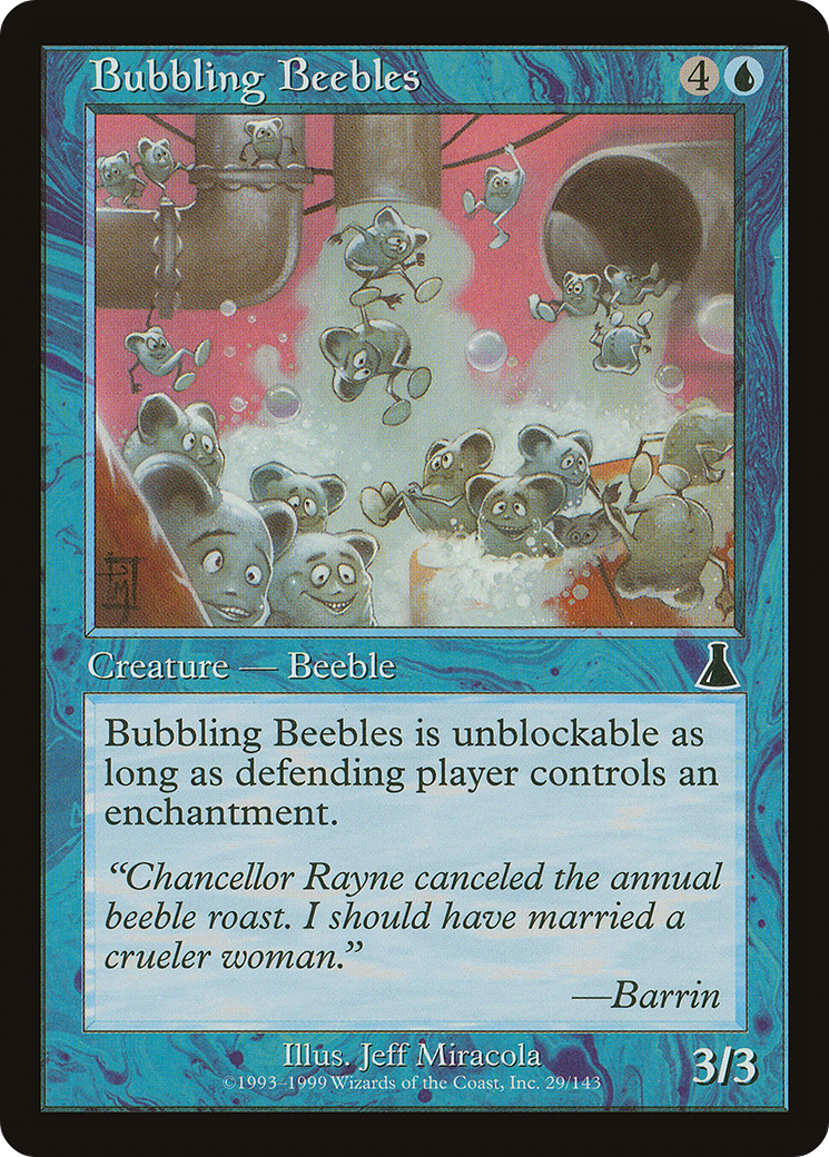 Image of Bubbling Beebles (UDS-029) - Urza's Destiny Foil