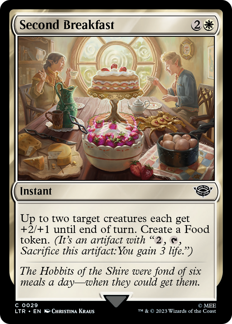 Image of Second Breakfast (LTR-029) - The Lord of the Rings: Tales of Middle-earth Foil