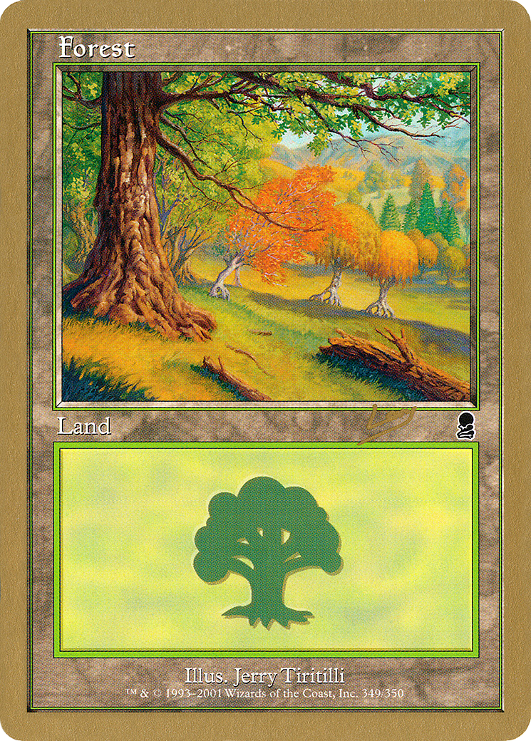 Image of Forest (349) - 2002 Raphael Levy (ODY) (WCD-) - World Championship Decks 2002