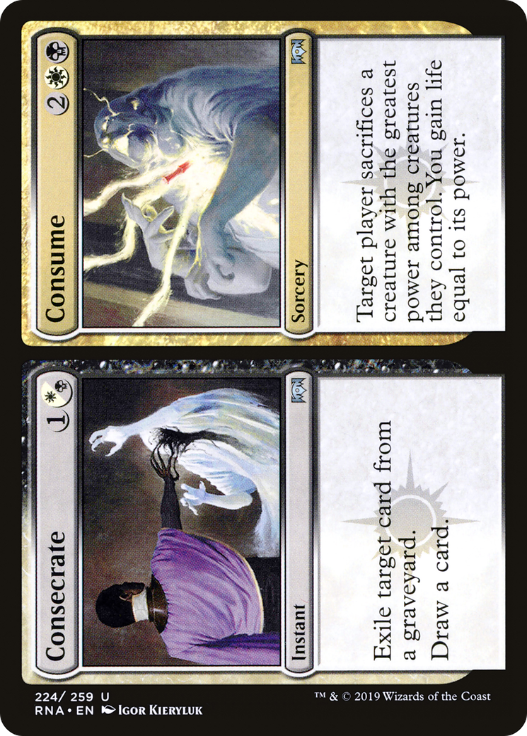 Image of Consecrate // Consume (RNA-224) - Ravnica Allegiance Foil