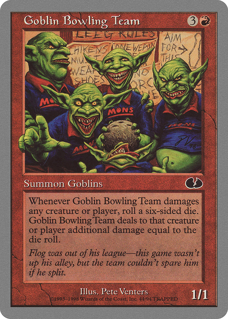 Image of Goblin Bowling Team (UGL-044) - Unglued