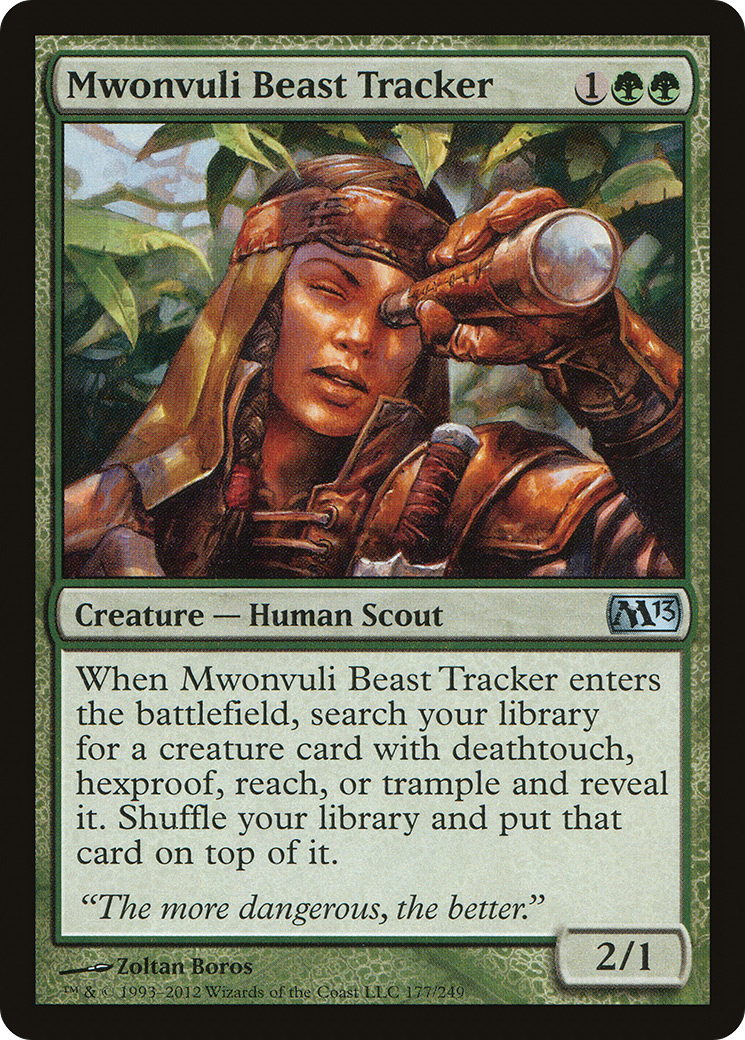 Image of Mwonvuli Beast Tracker (M13-177) - Magic 2013 Foil