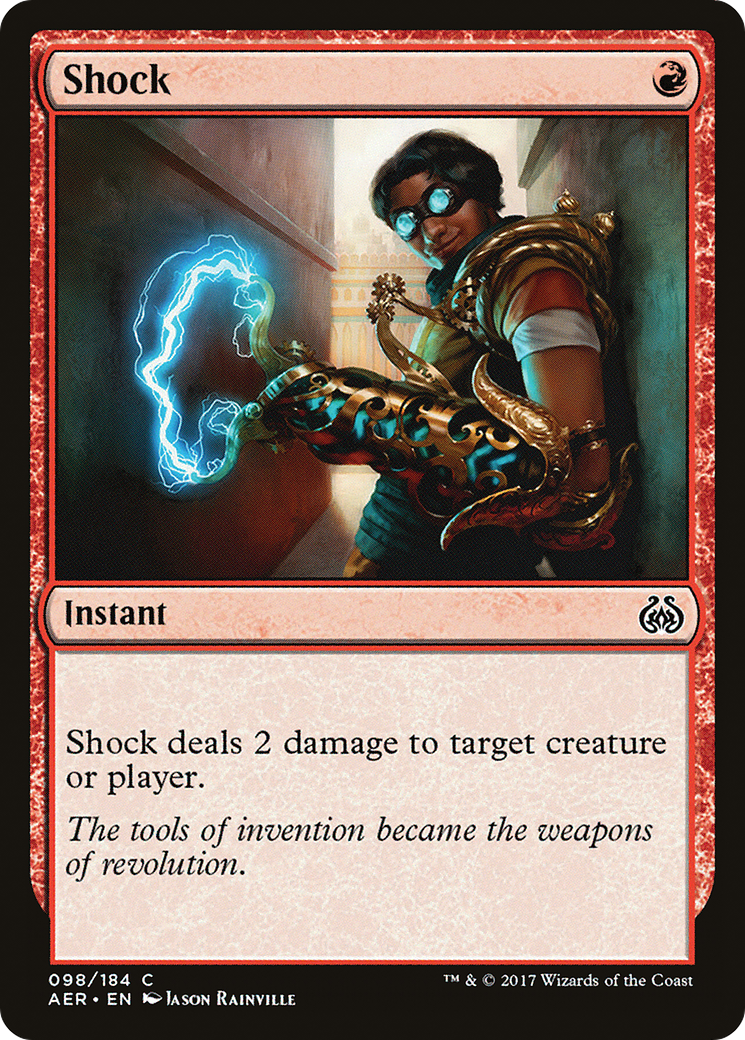 Image of Shock (AER-098) - Aether Revolt Foil