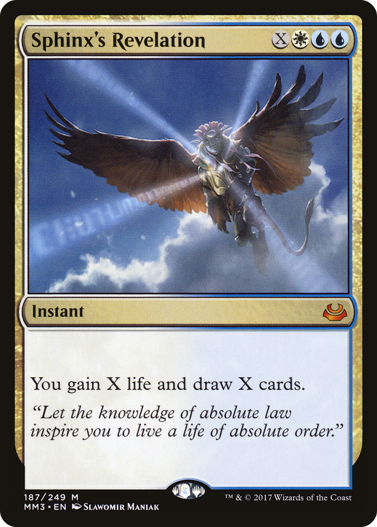 Image of Sphinx's Revelation (MM3-187) - Modern Masters 2017