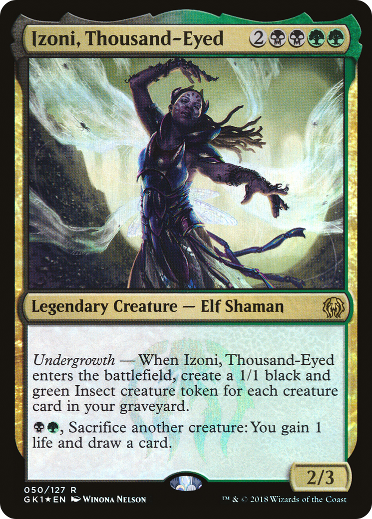 Image of Izoni, Thousand-Eyed (GR1-050) - GRN Guild Kit Foil