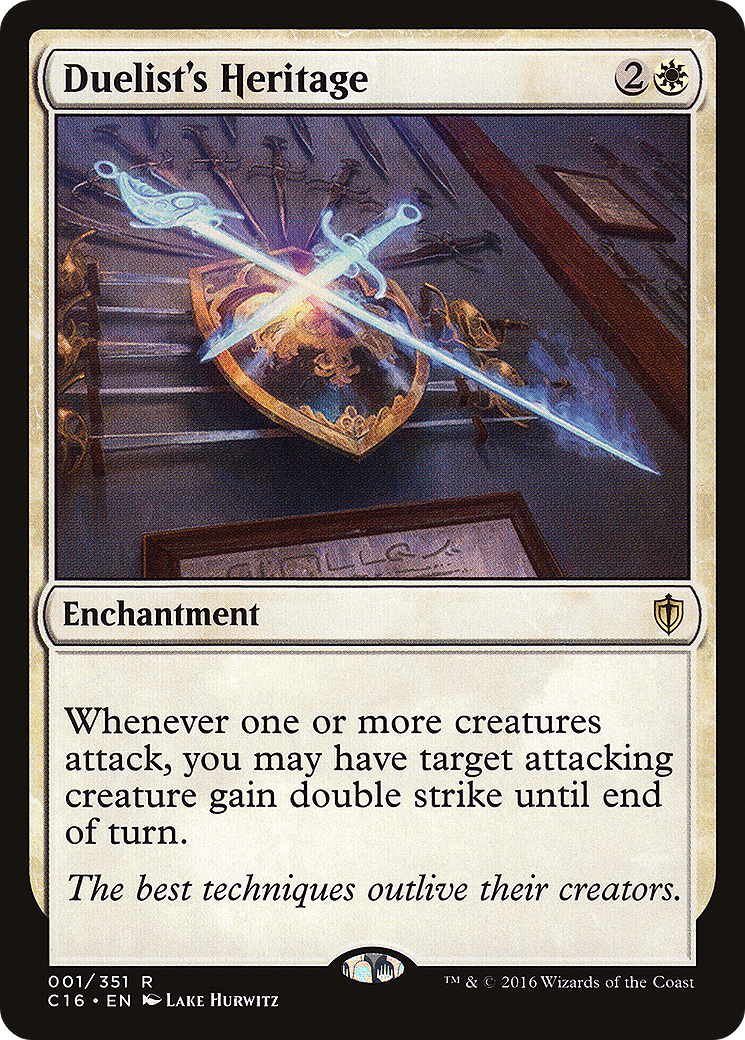 Image of Duelist's Heritage (C16-001) - Commander 2016