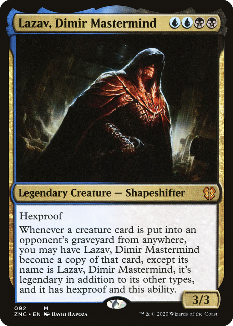 Image of Lazav, Dimir Mastermind (ZNC-092) - Zendikar Rising Commander