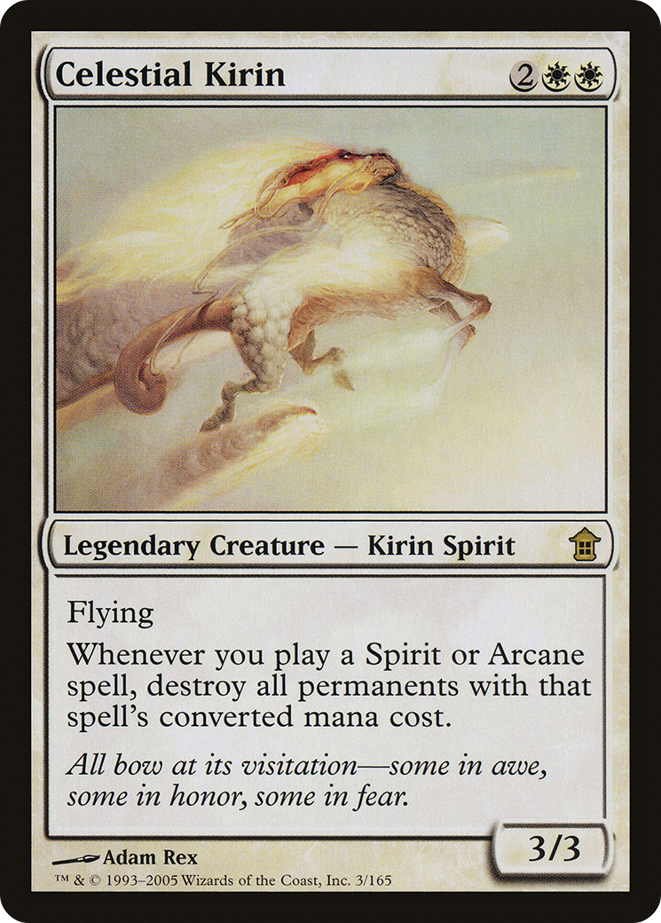 Image of Celestial Kirin (SOK-003) - Saviors of Kamigawa Foil