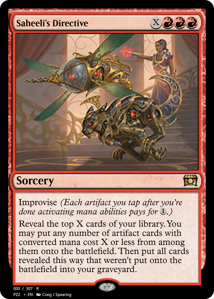 Image of Saheeli's Directive (PZ2-70675) - Treasure Chest Foil