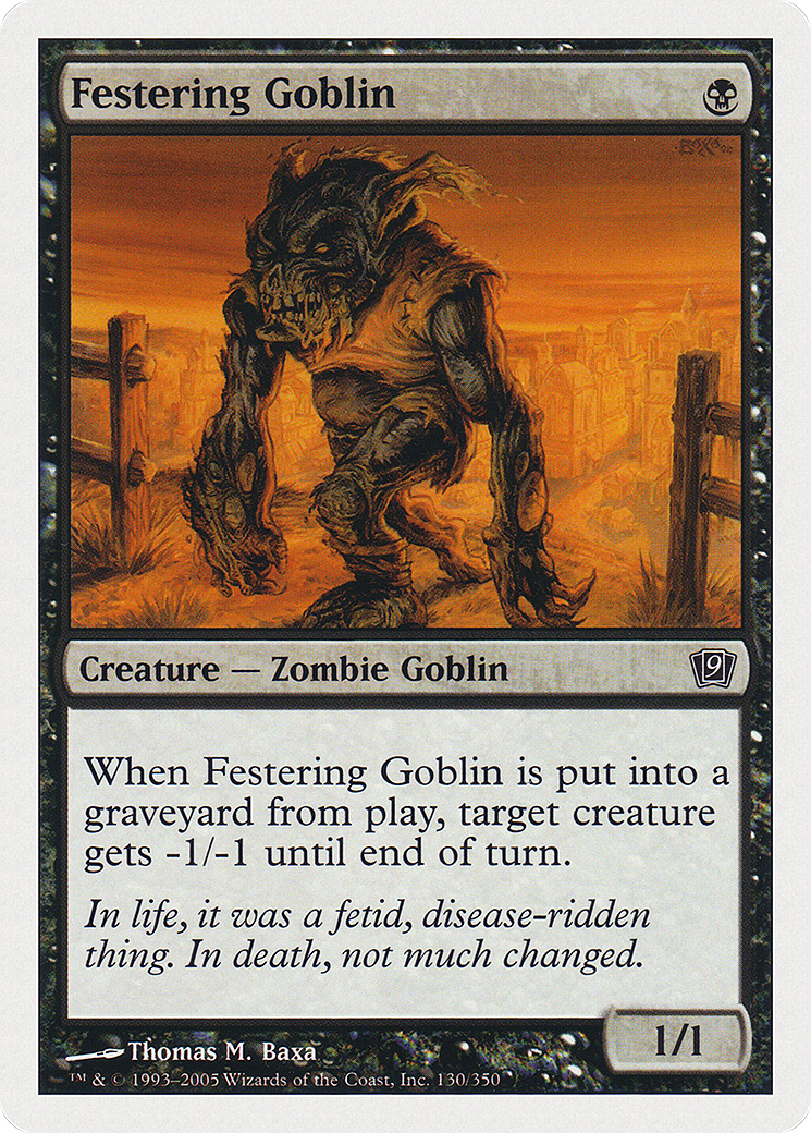 Image of Festering Goblin (9ED-130) - 9th Edition