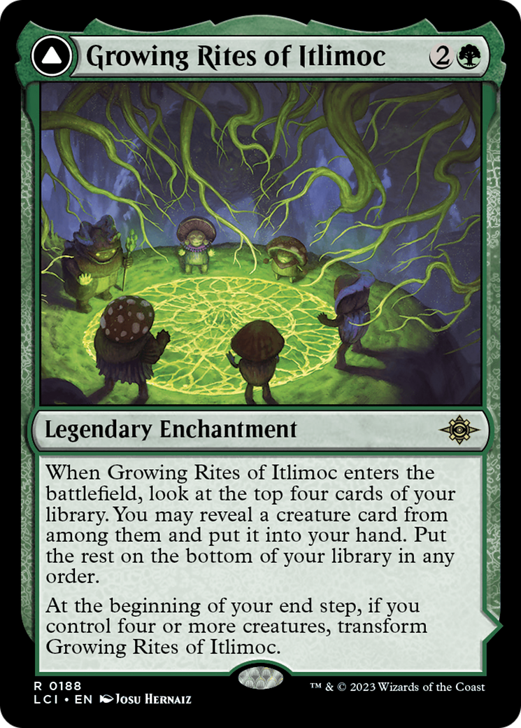 Image of Growing Rites of Itlimoc (LCI-188) - The Lost Caverns of Ixalan Foil