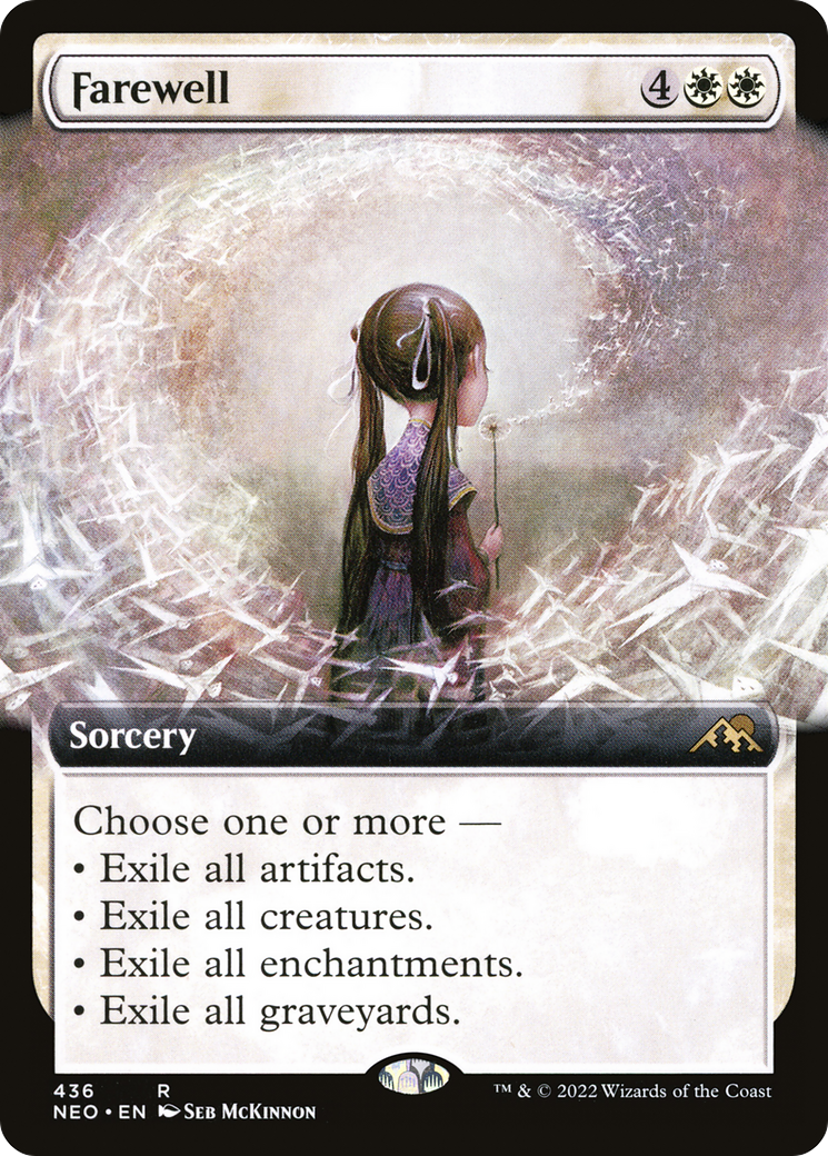 Image of Farewell (Extended Art) (NEO-436) - Kamigawa: Neon Dynasty: (Extended Art)