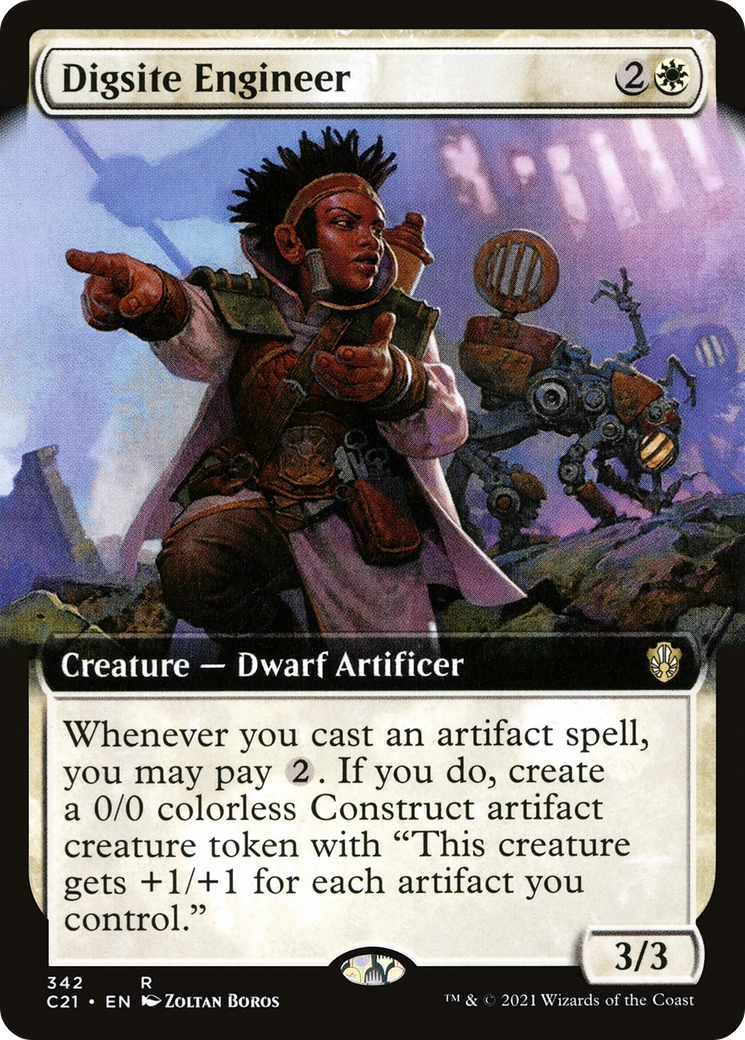Image of Digsite Engineer (Extended Art) (C21-342) - Commander 2021: (Extended Art)