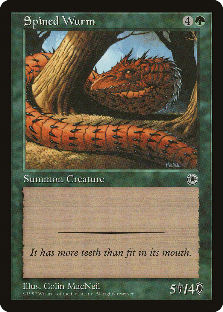 Image of Spined Wurm (POR-) - Portal