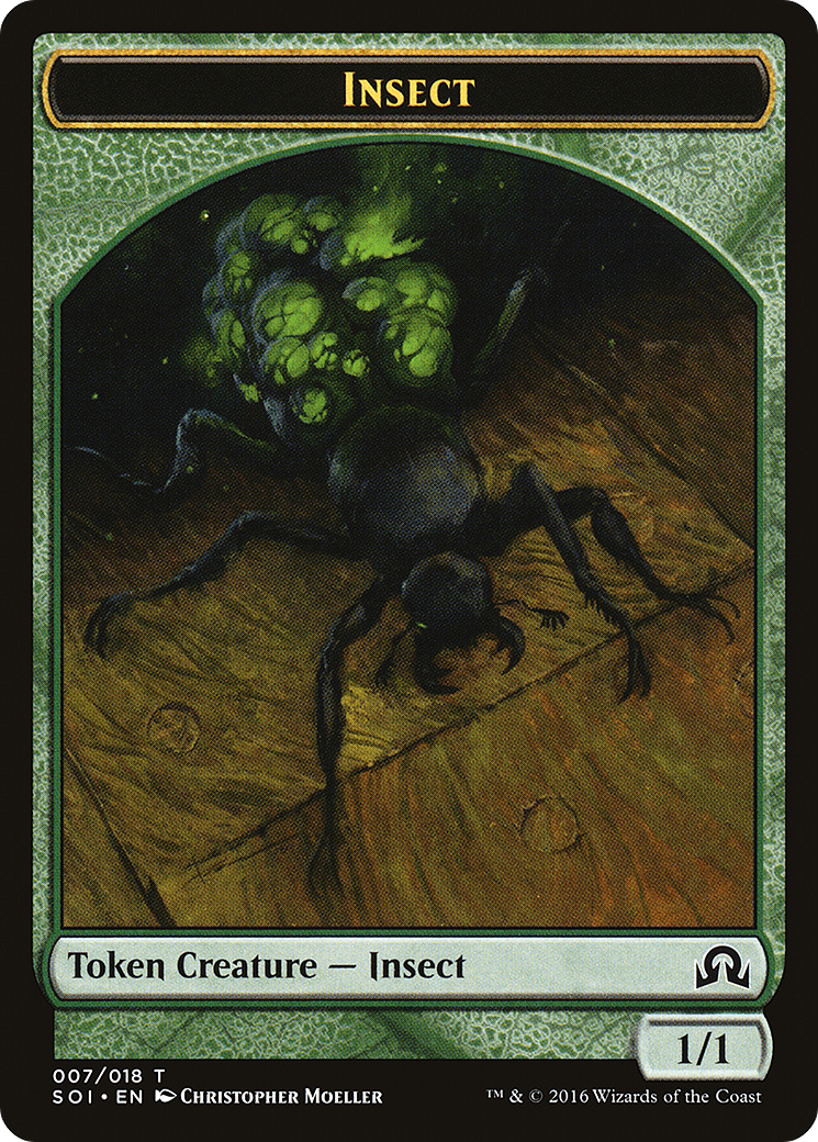 Image of Insect Token (SOI-007) - Shadows over Innistrad Tokens