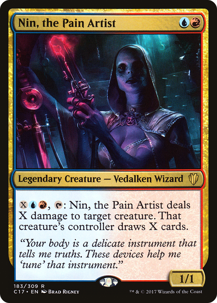 Image of Nin, the Pain Artist (C17-183) - Commander 2017