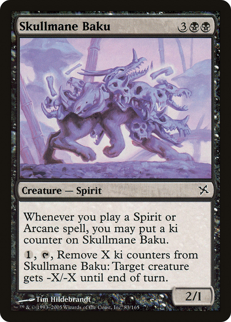 Image of Skullmane Baku (BOK-083) - Betrayers of Kamigawa Foil