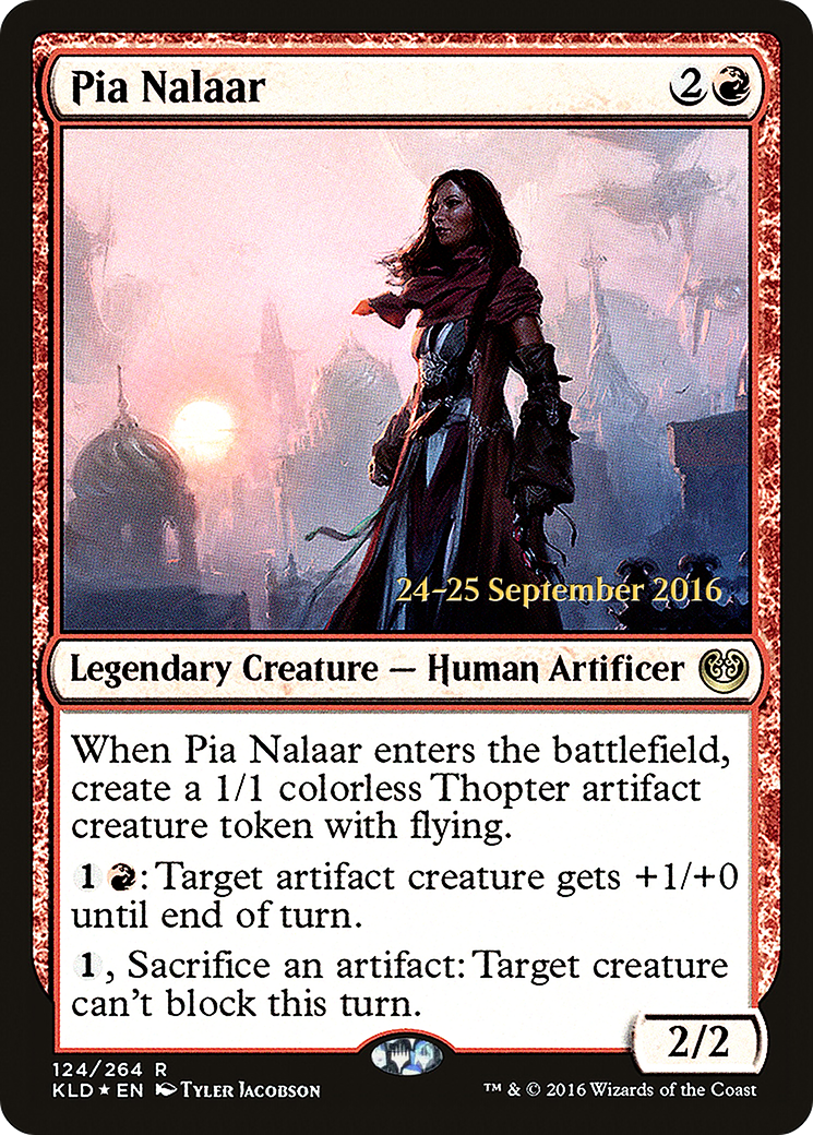 Image of Pia Nalaar (PRE-124) - Kaladesh Promos Foil