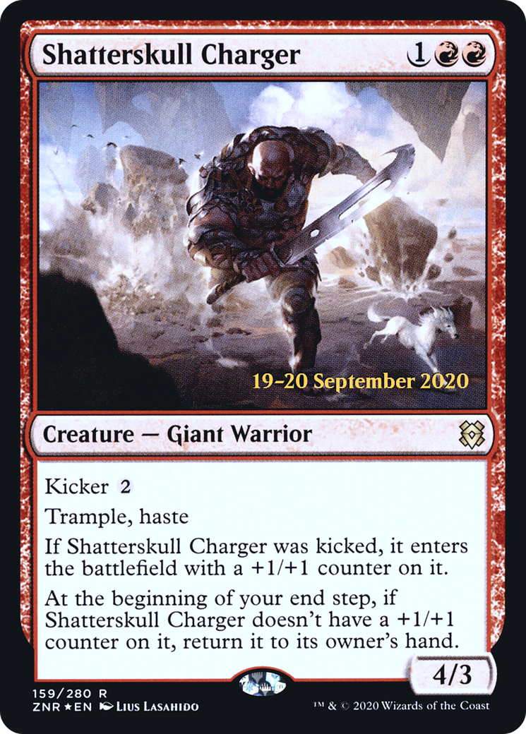 Image of Shatterskull Charger (PRE-159) - Zendikar Rising Promos Foil