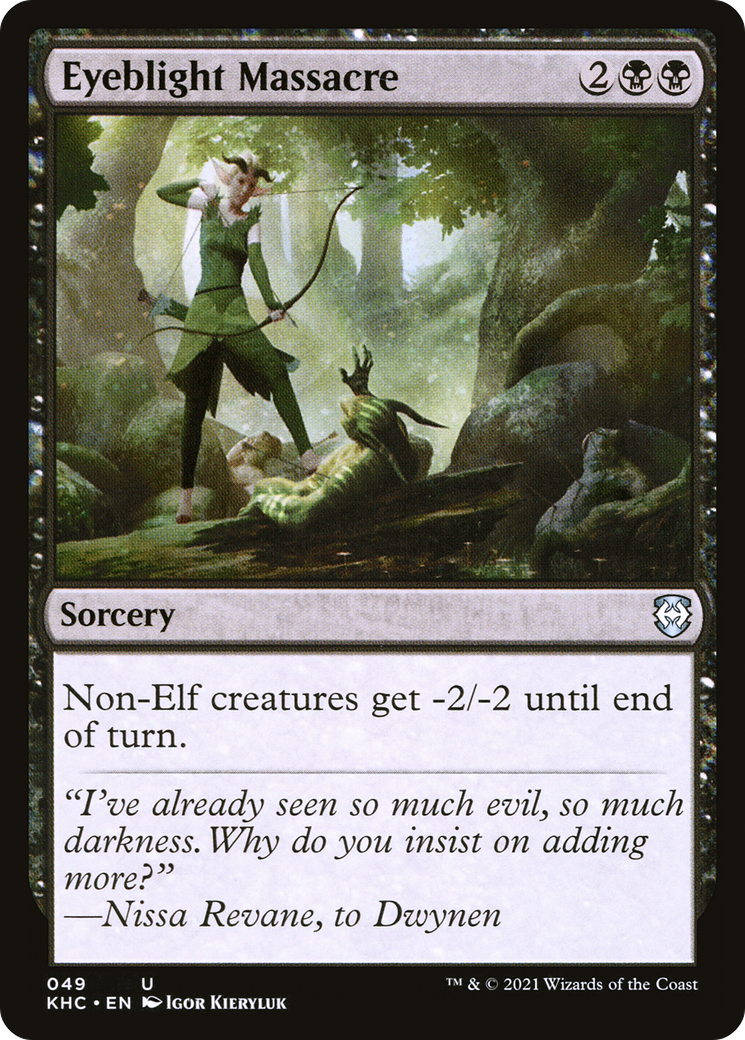 Image of Eyeblight Massacre (KHC-049) - Kaldheim Commander
