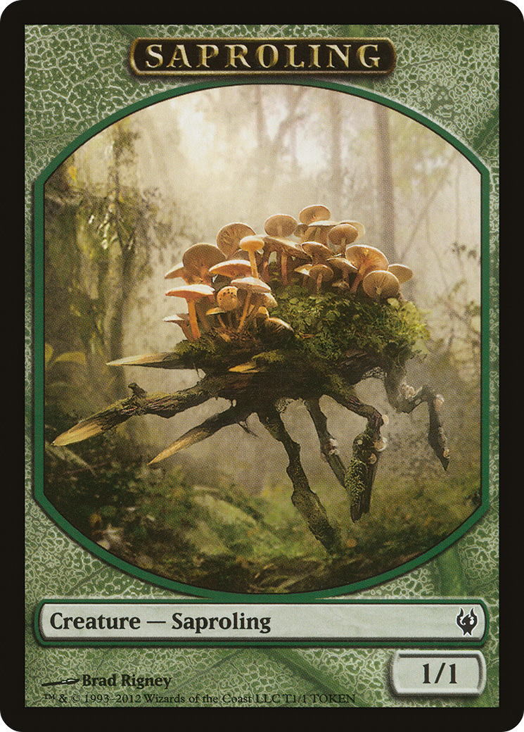 Image of Saproling Token (DDJ-0T1) - Duel Decks: Izzet vs. Golgari Tokens