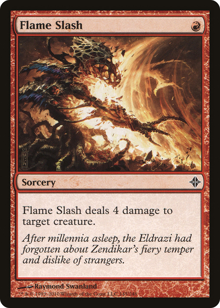 Image of Flame Slash (ROE-145) - Rise of the Eldrazi